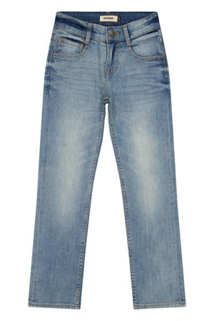 regular waist regular fit jeans medium blue denim