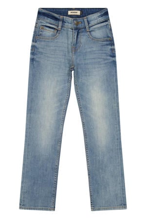 regular waist regular fit jeans medium blue denim