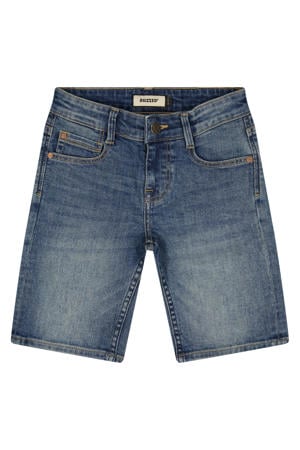 denim short medium blue denim