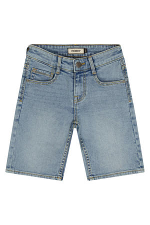 denim short medium blue denim