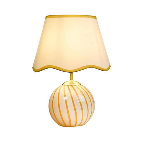 Searchlight Electric tafellamp Celine - Geel | Tafellamp van Searchlight Electric afbeelding