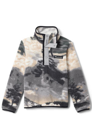 fleece sweater Helvetia II grijs print