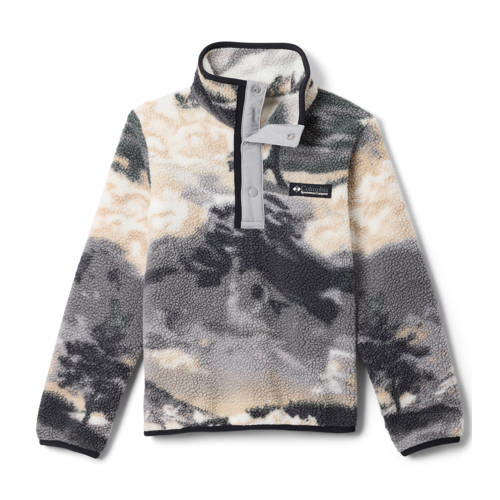 Columbia fleece sweater Helvetia II grijs print Outdoor sweater All over print - maat 128 afbeelding