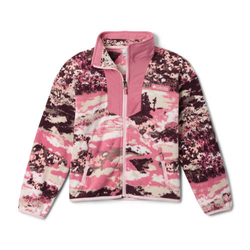 Columbia fleece vest Sequoia Grove roze Outdoor vest All over print - maat 140 afbeelding