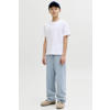 JACK & JONES JUNIOR loose fit jeans baggy jeans light blue denim