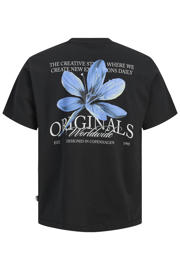 thumbnail: JACK & JONES JUNIOR T-shirt met backprint zwart