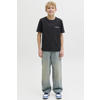 JACK & JONES JUNIOR T-shirt met backprint zwart