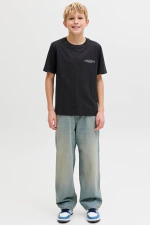 T-shirt met backprint zwart