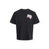 JACK & JONES JUNIOR T-shirt met backprint zwart