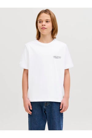 T-shirt met backprint wit