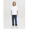JACK & JONES JUNIOR T-shirt met backprint wit