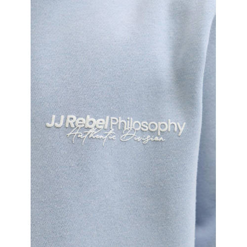 JJ REBEL JUNIOR hoodie lichtblauw Sweater Tekst - maat 176 afbeelding