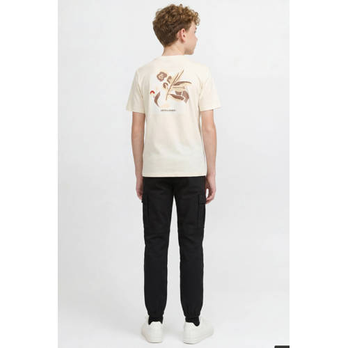 JJ REBEL JUNIOR regular casual broek zwart Jongens Stretchkatoen Effen - maat 176 afbeelding