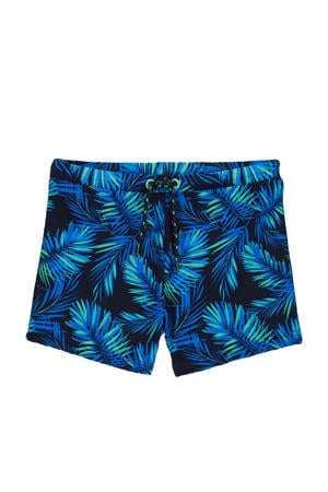 zwemboxer donkerblauw/blauw