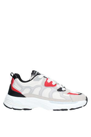 sneaker beige/rood