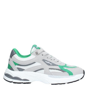 sneakers grijs/wit/groen