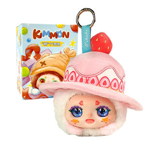 Pop-culture pluche 'Hat Bubble' serie - Blind Box collectie - Verzamelfiguren met sleutelhanger
