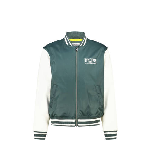 America Today bomberjack groen Jas Jongens Polyester Reverskraag Backprint - maat 170/176 afbeelding