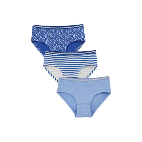 WE Fashion Set van slips voor meisjes blauw All over print - maat 170/176 afbeelding