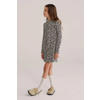 WE Fashion midi jurk zwart