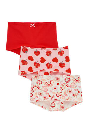 hipster - roze/rood (set van 3)