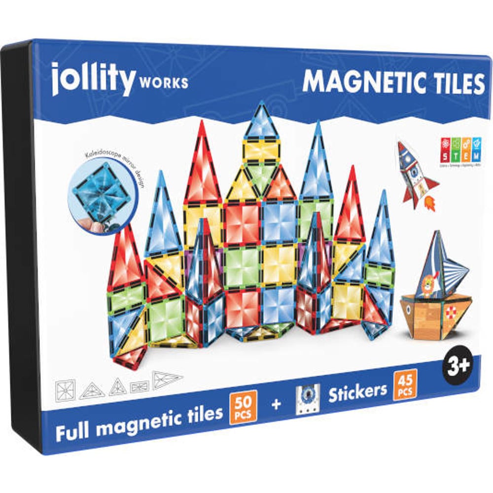 MAGNETICS Magnetische Bouwblokken STEM 50 pcs