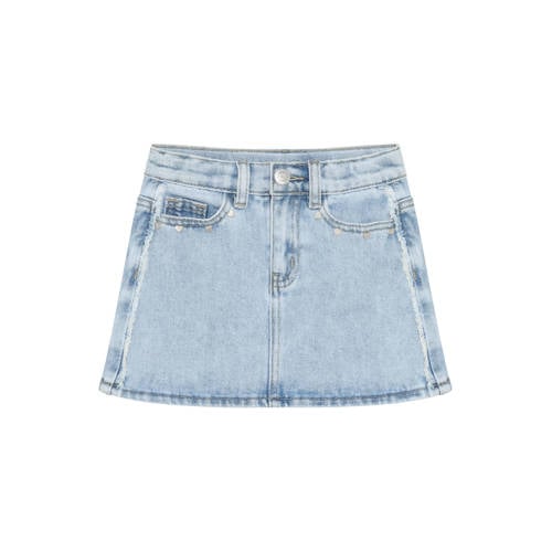Daily7 denim spijkerrok blauw Effen - maat 116 | Rok van Daily7 afbeelding