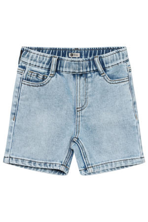 denim baggy regular waist short light blue denim