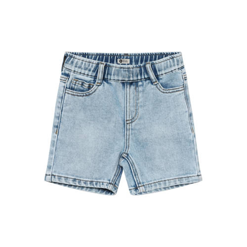 Daily7 denim baggy regular waist short light blue denim Korte broek Blauw Jongens Jog denim - maat 128 afbeelding