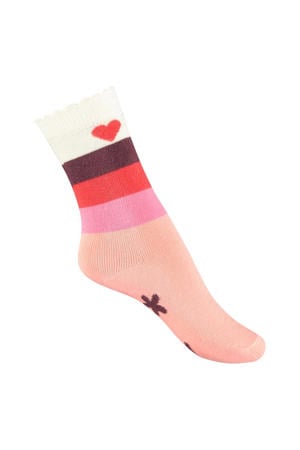 sokken Salsa Sunset zalm/roze/wit