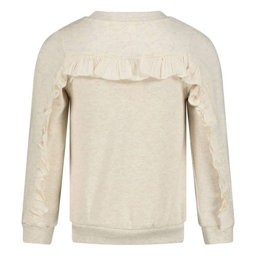 Jubel sweater Salsa Sunset ecru Meisjes Katoen Ronde hals Tekst - maat 92 afbeelding