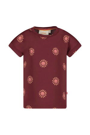 T-shirt Salsa Sunset donkerrood