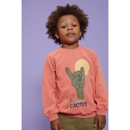 Sturdy sweater Desert Fiesta oranje Jongens Katoen Ronde hals Printopdruk - maat 116 afbeelding