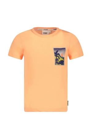 T-shirt Lagoon Legends neon oranje
