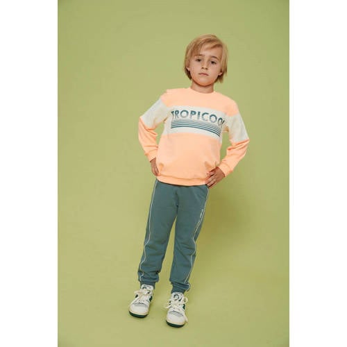 Sturdy sweater Lagoon Legends neon oranje Meerkleurig - maat 98 afbeelding