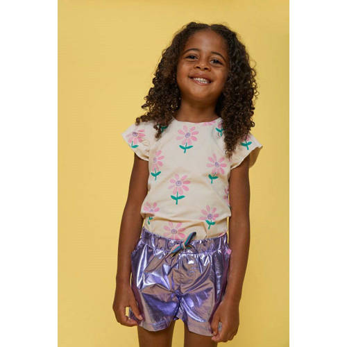 Jubel korte broek Rolling into Spring paars Meisjes Nylon Effen - maat 128 afbeelding