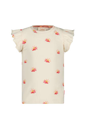 T-shirt Salsa Sunset ecru/roze