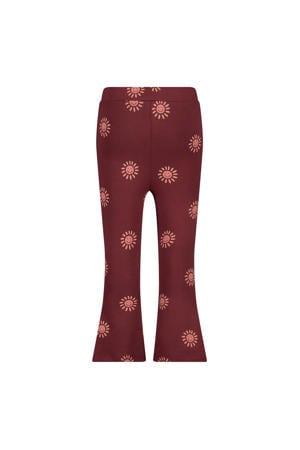 flared broek Salsa Sunset donkerrood