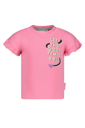 T-shirt Rolling into Spring roze