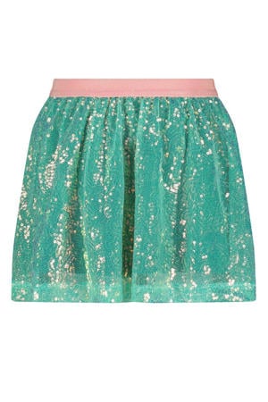 rok Rolling into Spring groen/roze