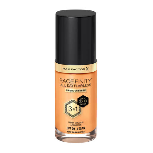 Max Factor Facefinity All Day Flawless 3-in-1 foundation, primer & concealer - W78 Warm Honey afbeelding