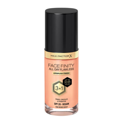 Max Factor Facefinity All Day Flawless 3-in-1 foundation, primer & concealer - C64 Rose Gold afbeelding