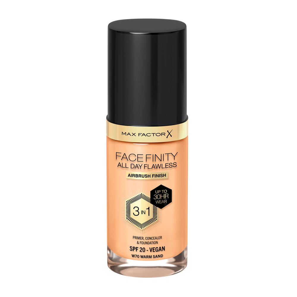 Max Factor Facefinity All Day Flawless 3-in-1 foundation, primer & concealer - W70 Warm Sand
