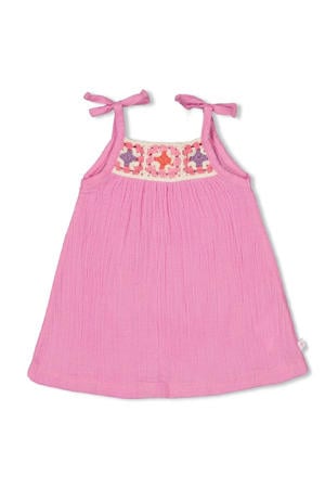 jurk Summer Woven fuchsia roze