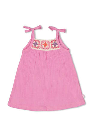 jurk Summer Woven fuchsia roze