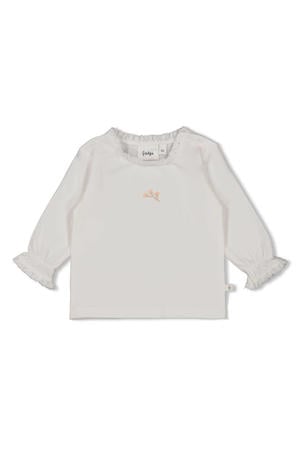 longsleeve Delicate Flower offwhite