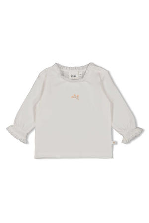 longsleeve Delicate Flower offwhite