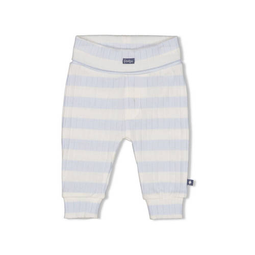 Feetje babybroek Blue Ocean lichtblauw/offwhite Jongens Katoen Streep - maat 56 afbeelding