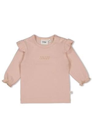 longsleeve  Delicate Flower lichtroze