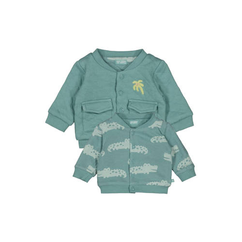 Feetje reversible bomberjack You Croc my World groen Jas Jongens Katoen Ronde hals - maat 62 afbeelding